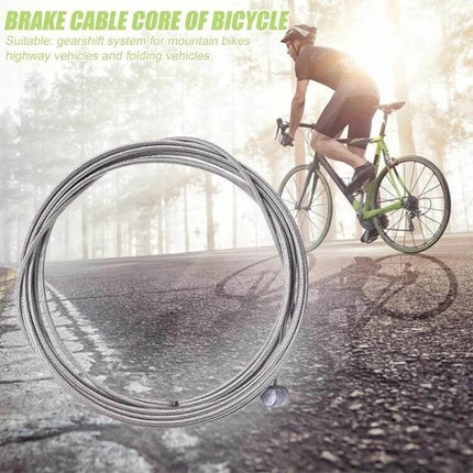 7 In 1 Mushroom Head PVC Brake Cable Tube Set For Road Bike — galvanized inner cable and PVC sleeve kit for smooth brake performance