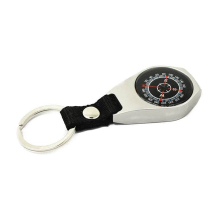 Zinc Alloy Compass Keychain Compact For Everyday Outdoor Use compact zinc alloy compass keychain on key ring for camping hiking and travel