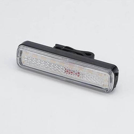 Rainbow Bike Tail Light USB Rechargeable For Night Riding - compact PC housing rear USB bike tail light for evening commutes