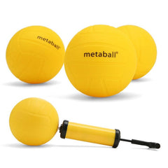 Juego de voleibol inflable portátil 6 en 1 con red, bomba y pelota con pinchos para divertirse al aire libre