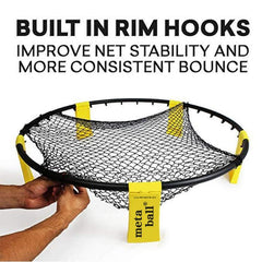 Portable 6-in-1 Inflatable Volleyball Set with Net, Pump, and Spike-ball for Outdoor Fun