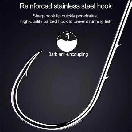 Fishing Soft Artificial Shrimp Bait Lures 4cm close-up of reinforced stainless steel barbed hook with sharp tip and anti-uncoupling barb