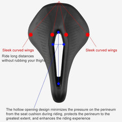 Premium Comfort Hollow Design Ergonomic Bike Saddle