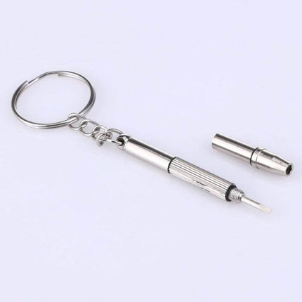 Watch And Sunglasses Screws Repair Kit With Screwdriver compact metal keychain screwdriver tool for watch and eyewear repairs