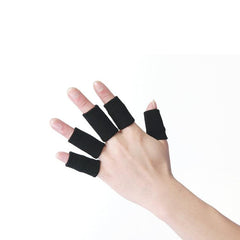 Nylon Finger Protector Sleeve Set - 5 Pack for Sports