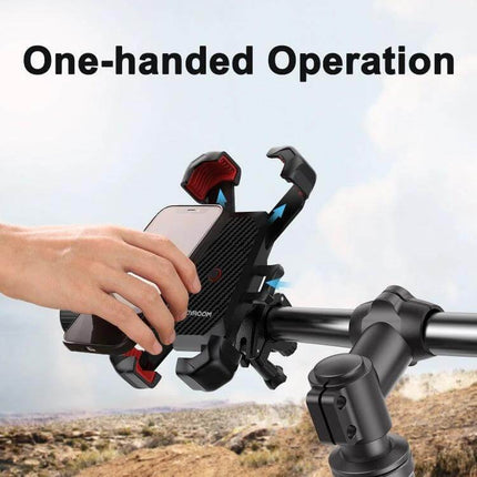 Joyroom Bike Phone Mount For Handlebar On Daily Rides - one-handed bike phone mount securing 4.7"–7" smartphones on bicycles, e-bikes, motorcycles and scooters