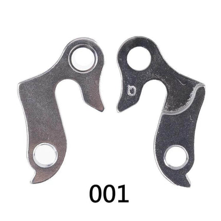 ZTTO Rear Derailleur Tail Hook, Aluminum Alloy For MTB Bikes - silver alloy replacement derailleur hanger / tail hook for off-road MTB