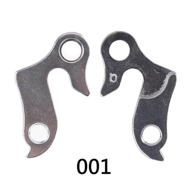 ZTTO Rear Derailleur Tail Hook, Aluminum Alloy For MTB Bikes - silver alloy replacement derailleur hanger / tail hook for off-road MTB
