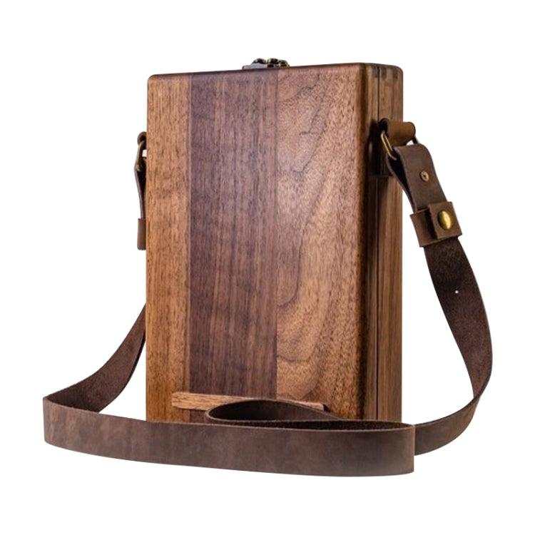 Creative Artisan Wooden Messenger Briefcase for Inspired Minds