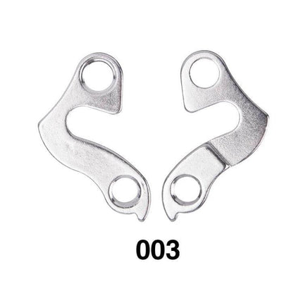 Rear Derailleur Tail Hook for MTB Road Bikes Aluminum Alloy 003 size aluminum alloy replacement hanger protecting derailleur area
