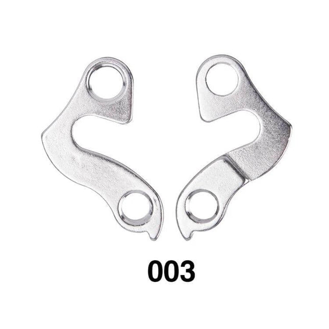 Rear Derailleur Tail Hook for MTB Road Bikes Aluminum Alloy 003 size aluminum alloy replacement hanger protecting derailleur area