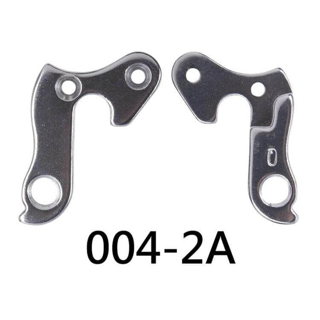 Aluminum Alloy Rear Derailleur Tail Hook For Bicycle - shiny replacement derailleur hanger 004-2A, lightweight corrosion-resistant mounting plate