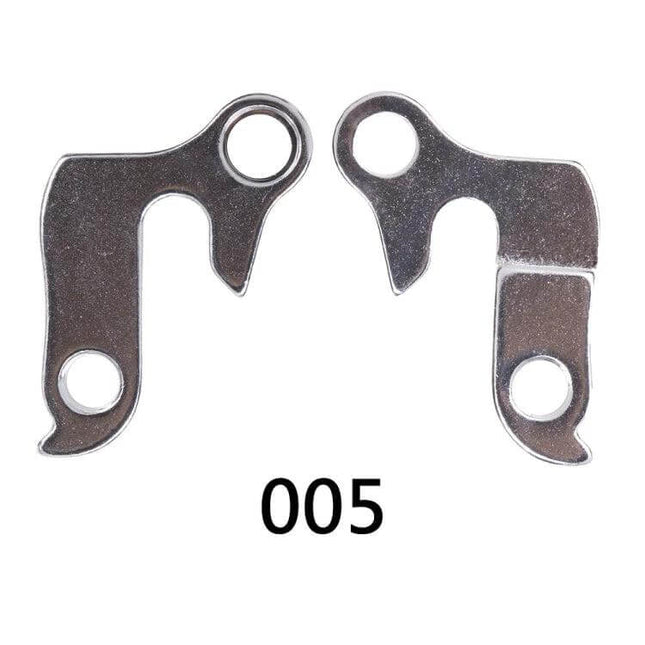Rear Derailleur Tail Hook Pair, Aluminum Alloy For Bikes lightweight aluminum alloy replacement hooks for stable derailleur tail