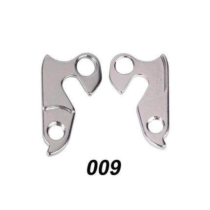 Rear Derailleur Tail Hook Set 2 for MTB and Road Bikes aluminium alloy size 009 replacement derailleur hanger protection