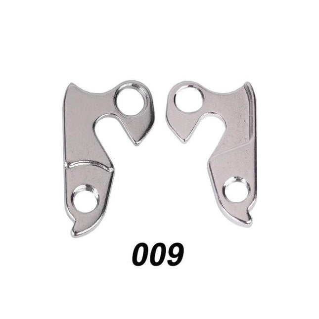 Rear Derailleur Tail Hook Set 2 for MTB and Road Bikes aluminium alloy size 009 replacement derailleur hanger protection