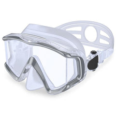 DM600 Adult Silica Gel Diving Mask with Tempered Glass Goggles for Swimming