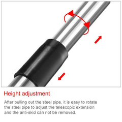 Multi-functional 10 PCS Telescopic Stainless Steel Signal Flagpole with 3 Knots and Guide Flags