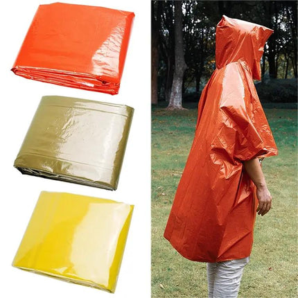 AOTU Long Waterproof Raincoat for Outdoor Camping Use