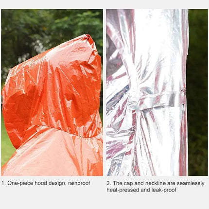 AOTU Long Waterproof Raincoat for Outdoor Camping Use