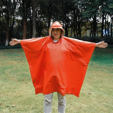 AOTU Long Waterproof Raincoat for Outdoor Camping Use