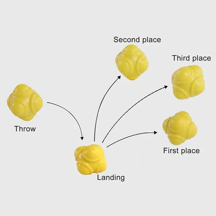 Hexagonal Reaction Ball for Quickness, Agility and Hand-Eye Training