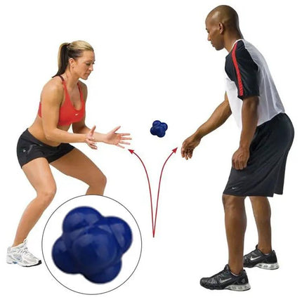 Hexagonal Reaction Ball for Quickness, Agility and Hand-Eye Training