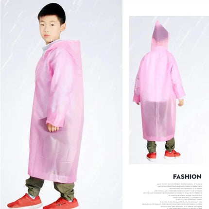 Stylish Children's Waterproof Raincoat for Outdoor Protection