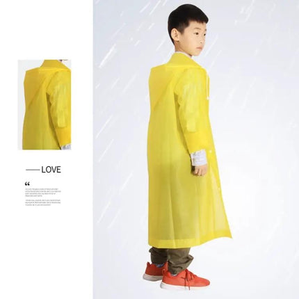 Stylish Children's Waterproof Raincoat for Outdoor Protection