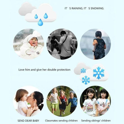 Children's Cartoon Dinosaur Fashion Raincoat for Rainy Days, Size M - Eco friendly kids raincoat with fun dinosaur print for school commutes and outdoor play