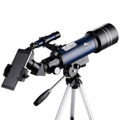 High Definition 16x/66x70 Astronomical Telescope with Tripod, Phone Clip, and Moon Filter - WR852-3