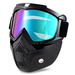 Gafas protectoras desmontables a prueba de viento con máscara para casco todoterreno para conductores de Harley-Davidson