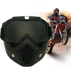 Gafas protectoras desmontables a prueba de viento con máscara para casco todoterreno para conductores de Harley-Davidson