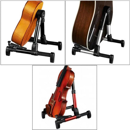 Guitar and Ukulele Stand for Home Music Practice Sessions