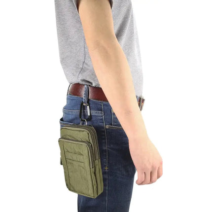 Outdoor Phone Carrying Case Pouch With Nylon Crossbody Strap For Hiking