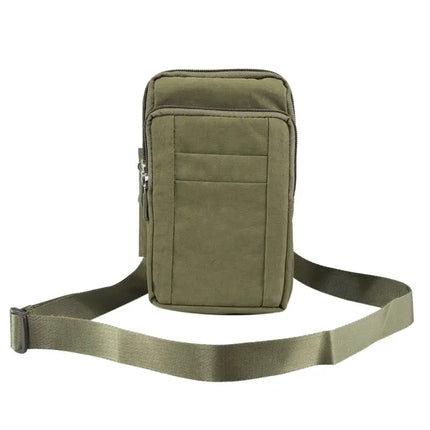 Outdoor Phone Carrying Case Pouch With Nylon Crossbody Strap For Hiking