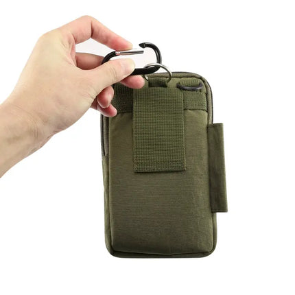 Outdoor Phone Carrying Case Pouch With Nylon Crossbody Strap For Hiking