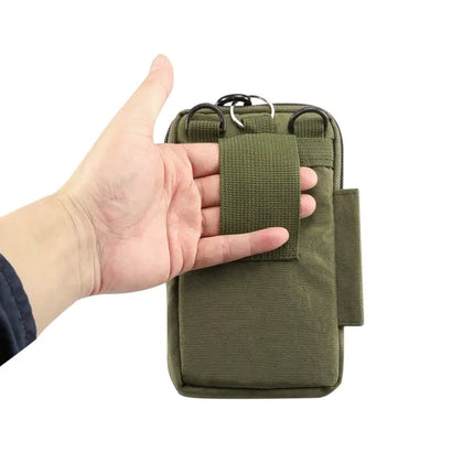 Outdoor Phone Carrying Case Pouch With Nylon Crossbody Strap For Hiking