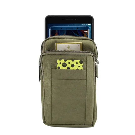Outdoor Phone Carrying Case Pouch With Nylon Crossbody Strap For Hiking