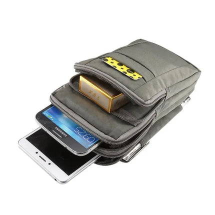 Outdoor Phone Carrying Case Pouch With Nylon Crossbody Strap For Hiking