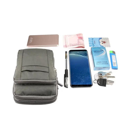 Outdoor Phone Carrying Case Pouch With Nylon Crossbody Strap For Hiking