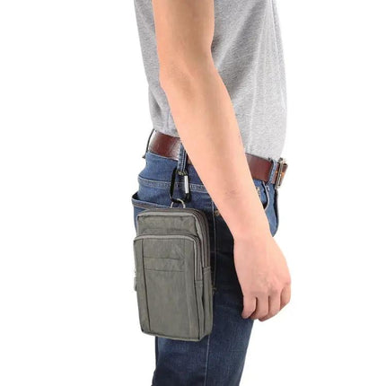 Outdoor Phone Carrying Case Pouch With Nylon Crossbody Strap For Hiking