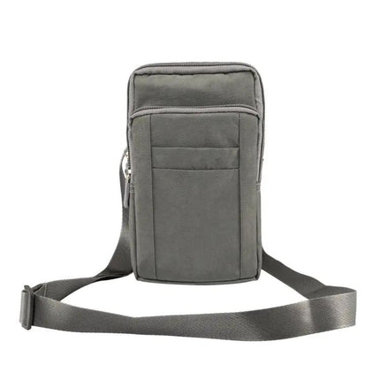 Outdoor Phone Carrying Case Pouch With Nylon Crossbody Strap For Hiking