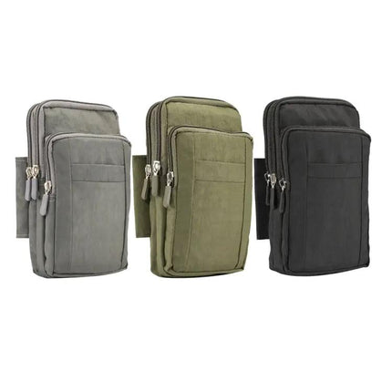 Outdoor Phone Carrying Case Pouch With Nylon Crossbody Strap For Hiking