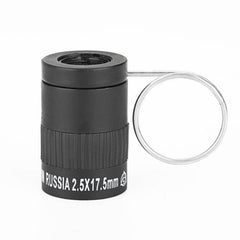 Compact 2.5x17.5mm Miniature Telescope with Finger Grip