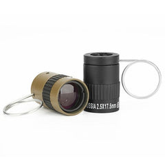 Compact 2.5x17.5mm Miniature Telescope with Finger Grip