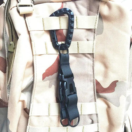 Outdoor Multifunction Tricyclic Backpack Buckle Black For Everyday Use