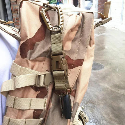 Outdoor Multifunction Tricyclic Backpack Buckle Black For Everyday Use
