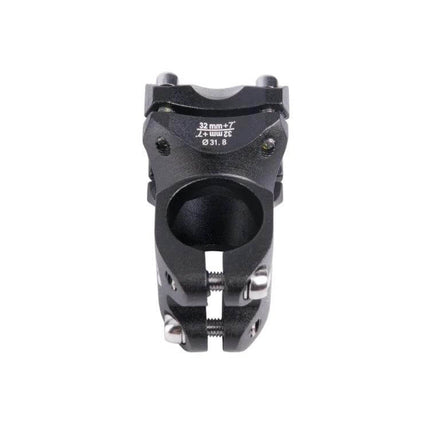 Bicycle Handlebar Stem 100mm For Front Fork Mounting compact 3D forged AL6061 stem 31.8mm clamp ±7° rise, black lightweight steering control