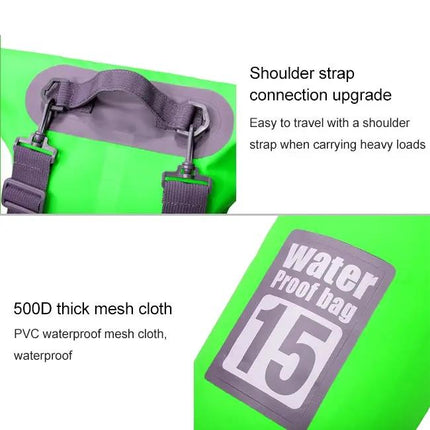 Outdoor Waterproof Dry Sack 30L With Dual Shoulder Straps