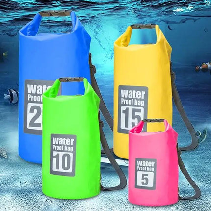 Outdoor Waterproof Dry Sack 30L With Dual Shoulder Straps